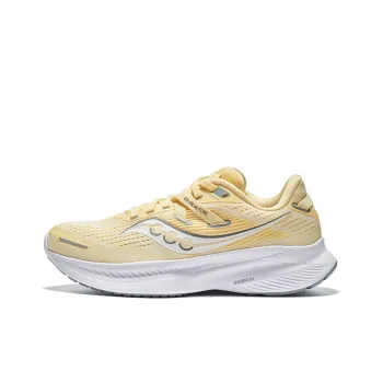 Saucony Guide 16 Slip Resistant Cushioning Low Top Marathon Running Shoes Women's Yellow