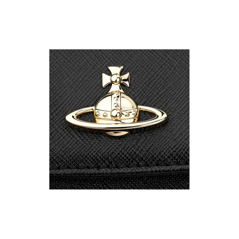 Vivienne Westwood Cow Leather Key Pouch Women's Black-4