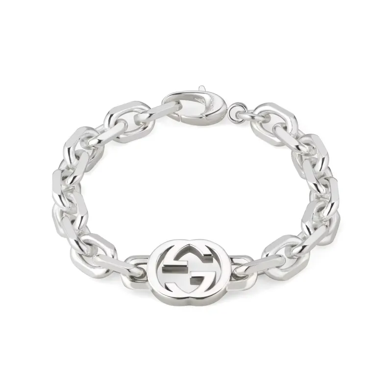 GUCCI Interlocking G Chain Bracelet-0