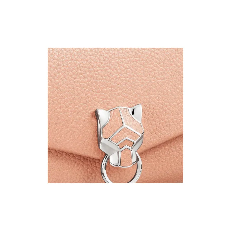 CARTIER PANTHÈRE Calfskin Shoulder Bag Crossbody Bag Extra Small Women's Pink-1
