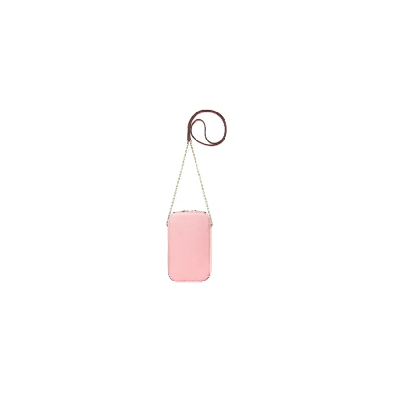 CARTIER PANTHÈRE Calfskin One Shoulder Crossbody Cell Phone Pouch Women's Light Pink-2