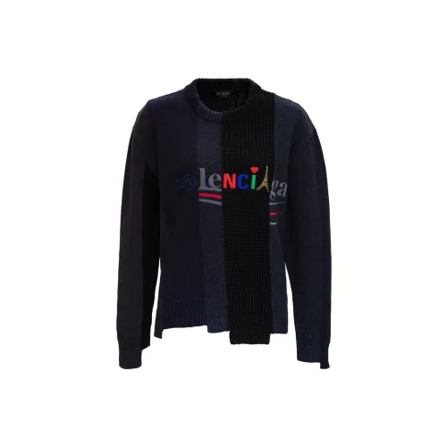 Balenciaga Sweaters Men Dark Blue