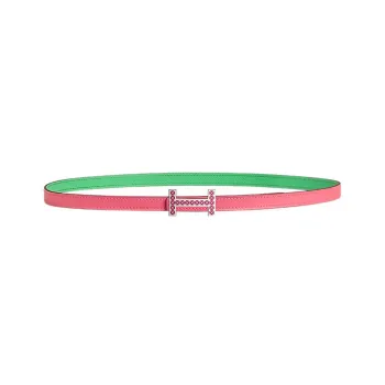 HERMES Iconic Focus Medor Laquee Double-Sided Smooth Buckle Women's Multicolor Width: 1.3cm