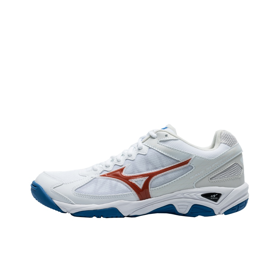 Red and blue mizuno volleyball shoes online