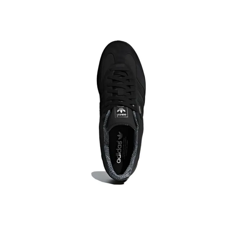 Adidas Originals GAZELLE INDOOR Slip Resistant, Abrasion Resistant, Lightweight Low Top Skateboard Shoes Men's Black-4