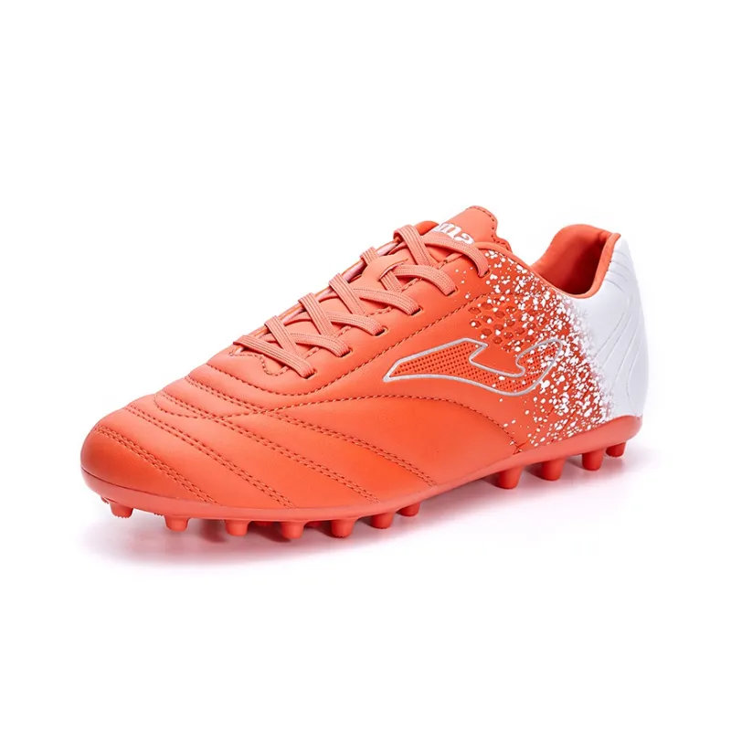 Joma MG Rubber Short Studs Wear resistant And Lightweight Soccer Shoes Men's Orange White-2