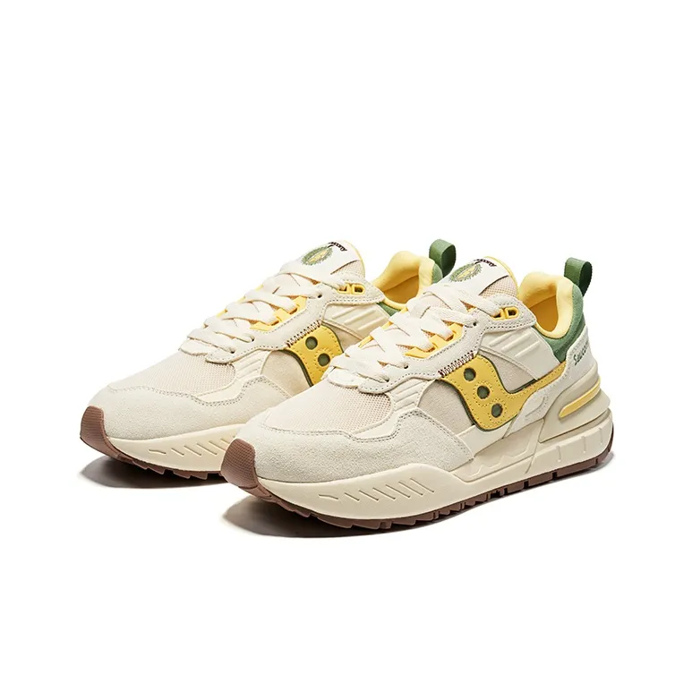 Saucony Shadow 5000 Running Shoes Unisex Low Top Yellow-2