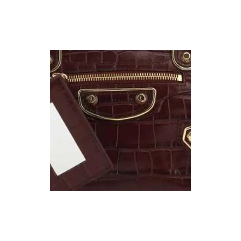 Balenciaga Calfskin Handbag Mini Women's Red-2