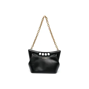 Alexander McQueen Calfskin Handbag Shoulder Bag Women's Black