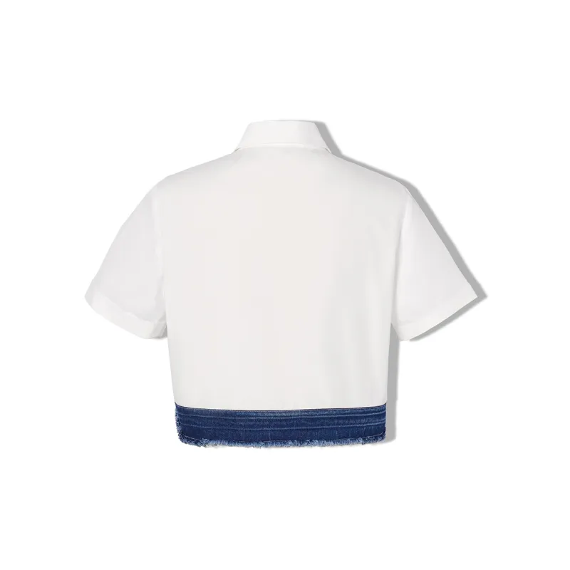 LA CRAWFISH Shirt Women's Trendy White-1
