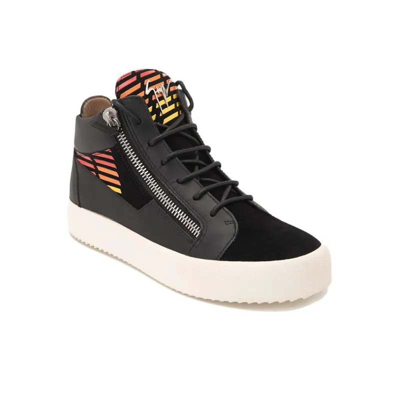 Giuseppe Zanotti/GZ High Top Skateboard Shoes Men's Black-1