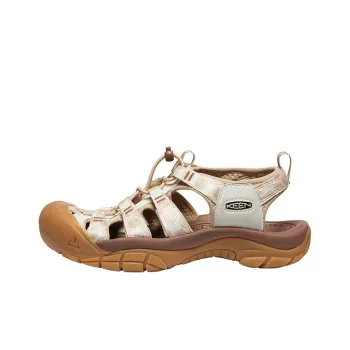 KEEN Newport Retro Breathable And Wear resistant River Trekking Shoes Women's Ecru/Brown
