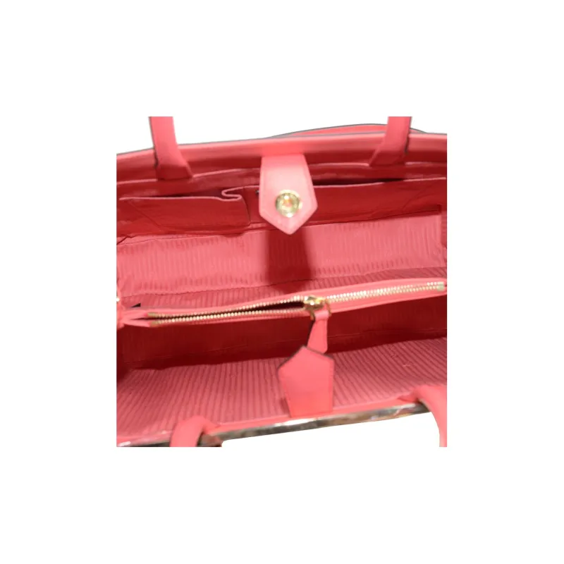 FENDI Textured Calfskin Tote Bag Shopping Bag Handbag Medium Size Women's Pink-4