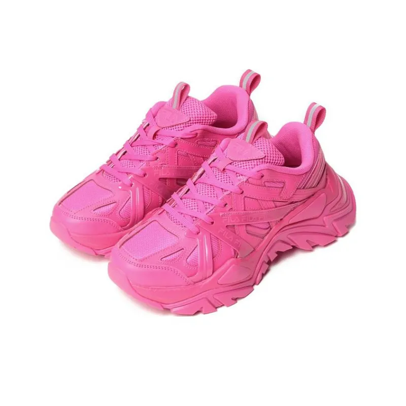 FILA Electrove 2 Anti-Slip Wear-Resistant Low-Top Casual Shoes Women's Pink-1