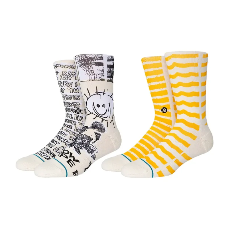 Stance x B.THOM Stance X B.THOM Co branded Series Mid Calf Socks Unisex Combo Set-6