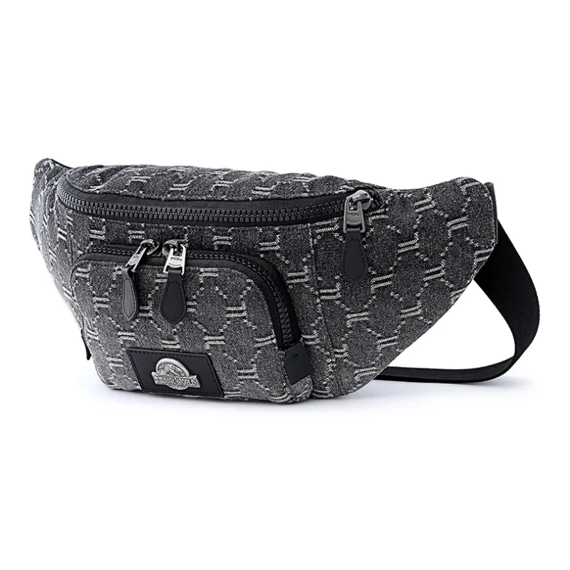 FION Fabric Fanny Pack Regular Men's Gray-1