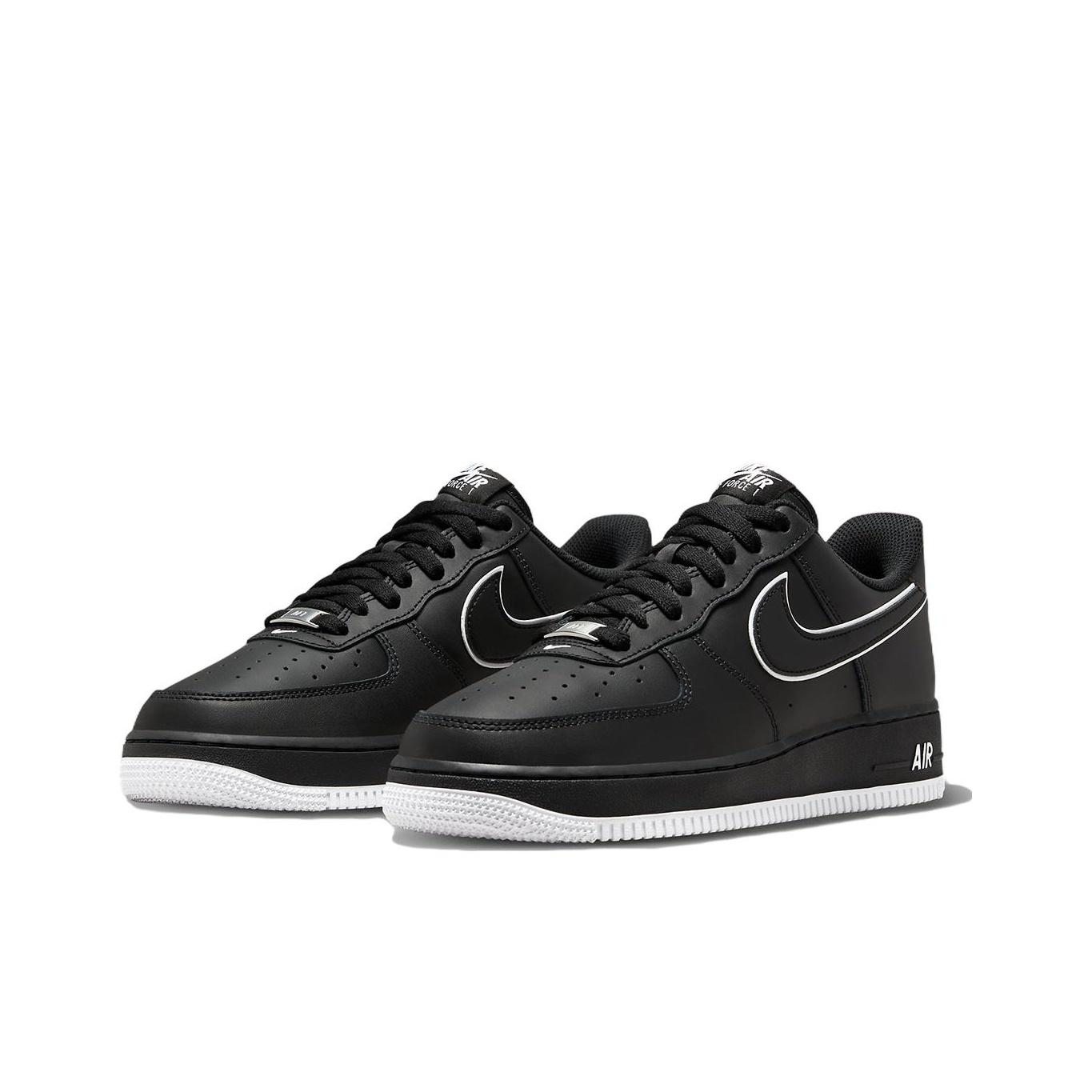 Nike Air Force 1 Low 07 Black White Sole 2023