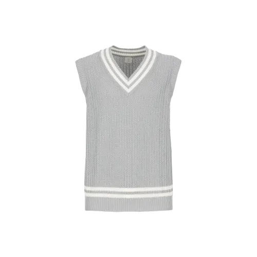 Eleventy Vests Men Gray