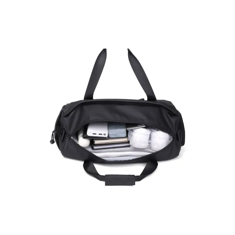 KMV Polyester Sports & Fitness Travel Bag Large Size Unisex Black-3