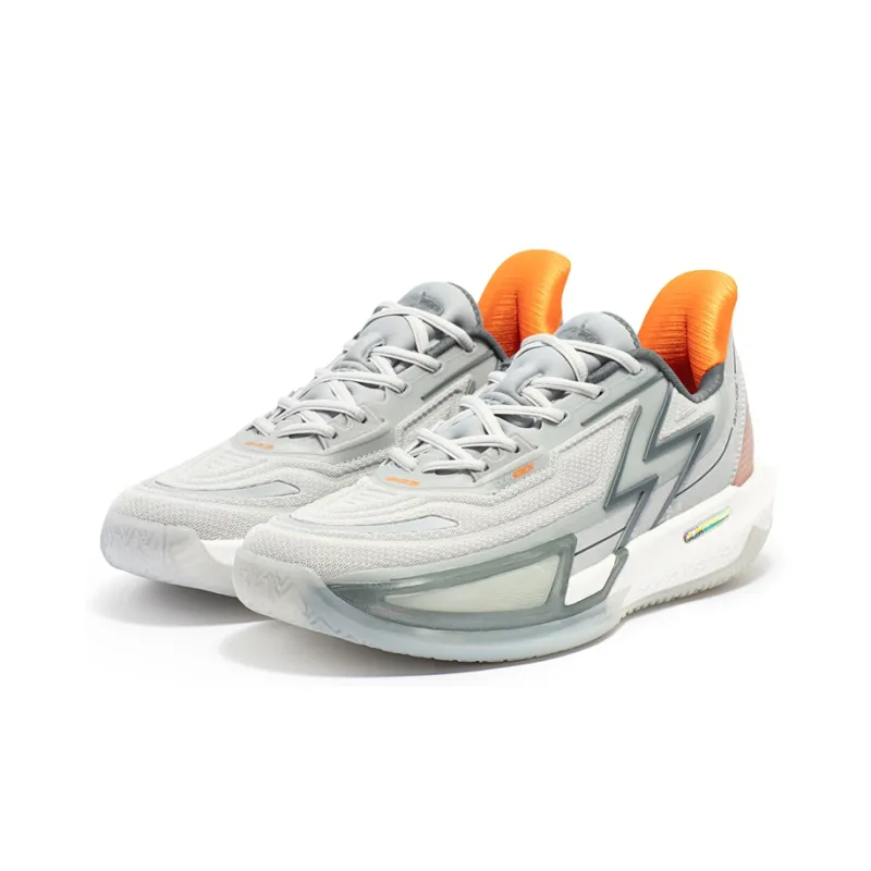 361° BIG3 4.0 Quick Pro Basketball Shoes Men Low Top Gray-2