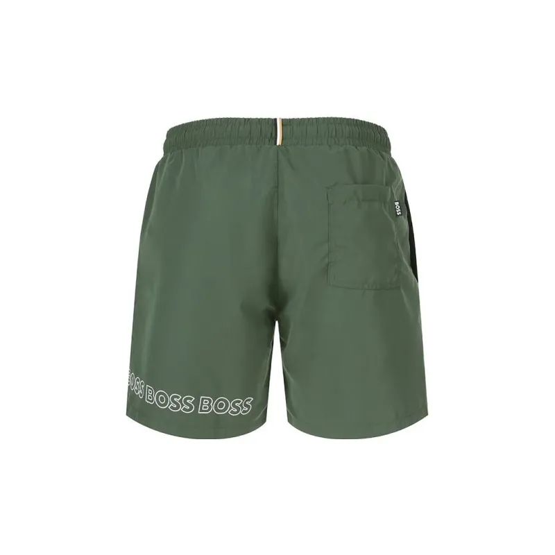 Boss Dolphin Logo print Swim Shorts-1