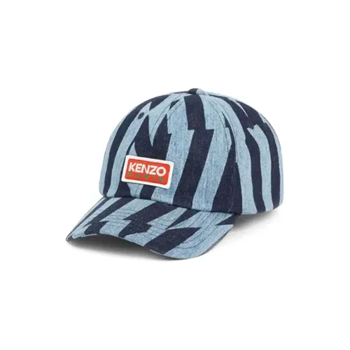 KENZO Baseball Caps Unisex Blue