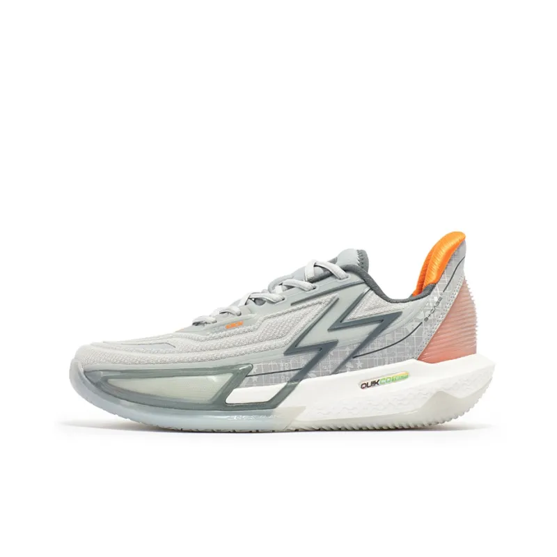 361° BIG3 4.0 Quick Pro Basketball Shoes Men Low Top Gray-0