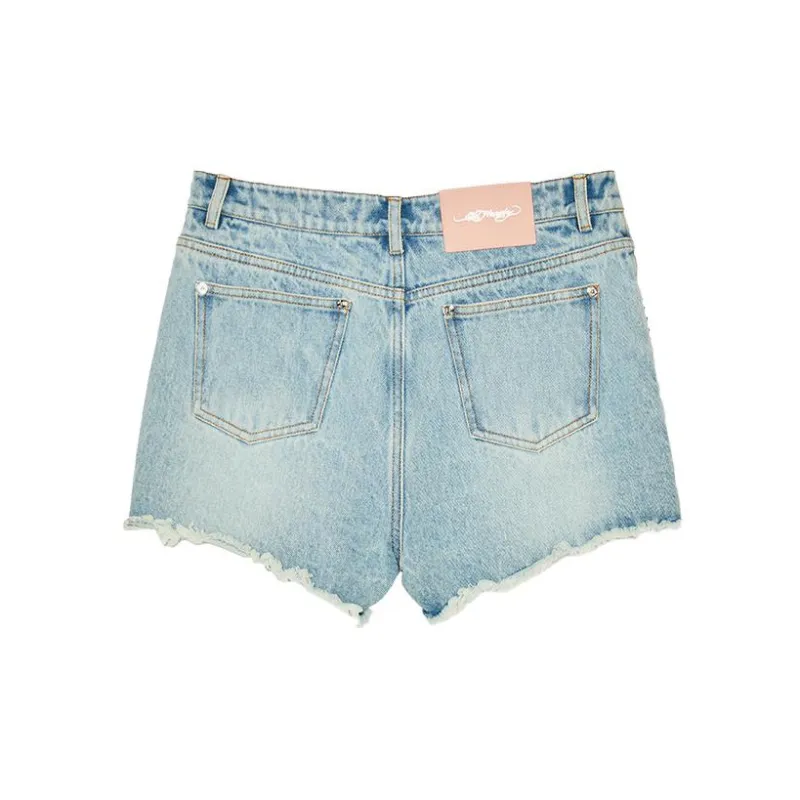 Ed Hardy Denim Shorts Women's Indigo-1