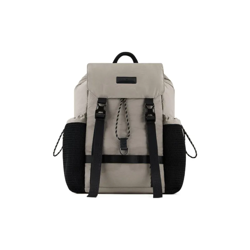 EMPORIO ARMANI Polyamide Backpack Men's Gray-0