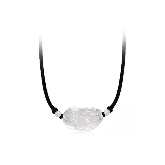 Qing Yi Obsidian Necklaces Unisex-8