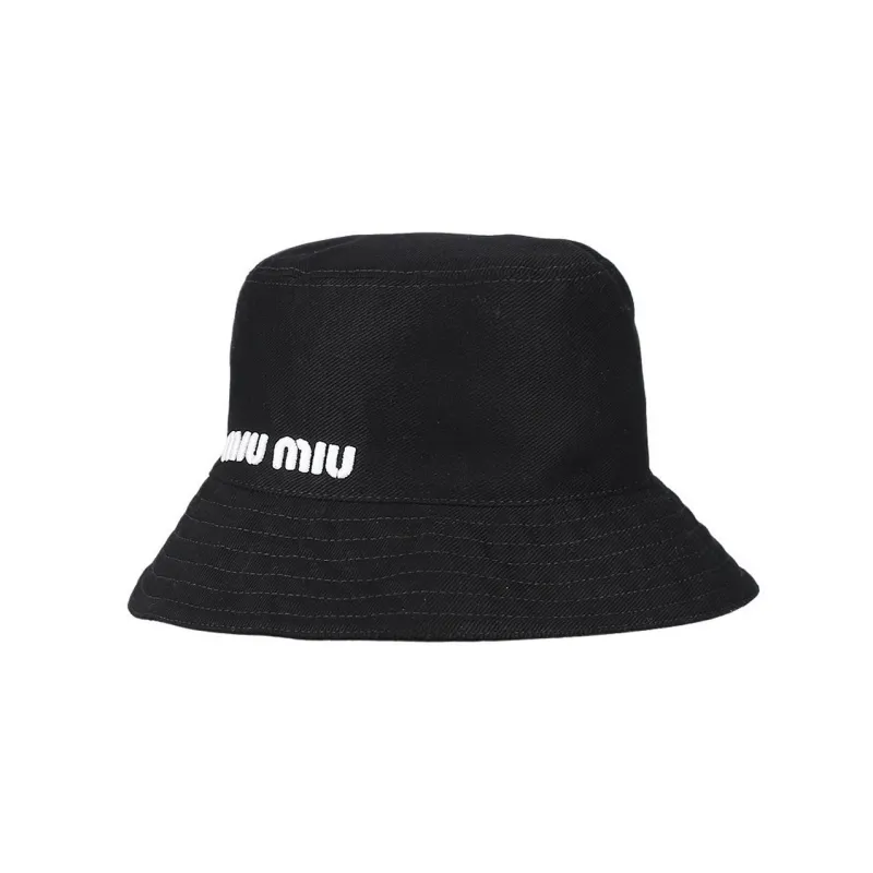 MIU MIU Polyester Bucket Hats Women's Black-1