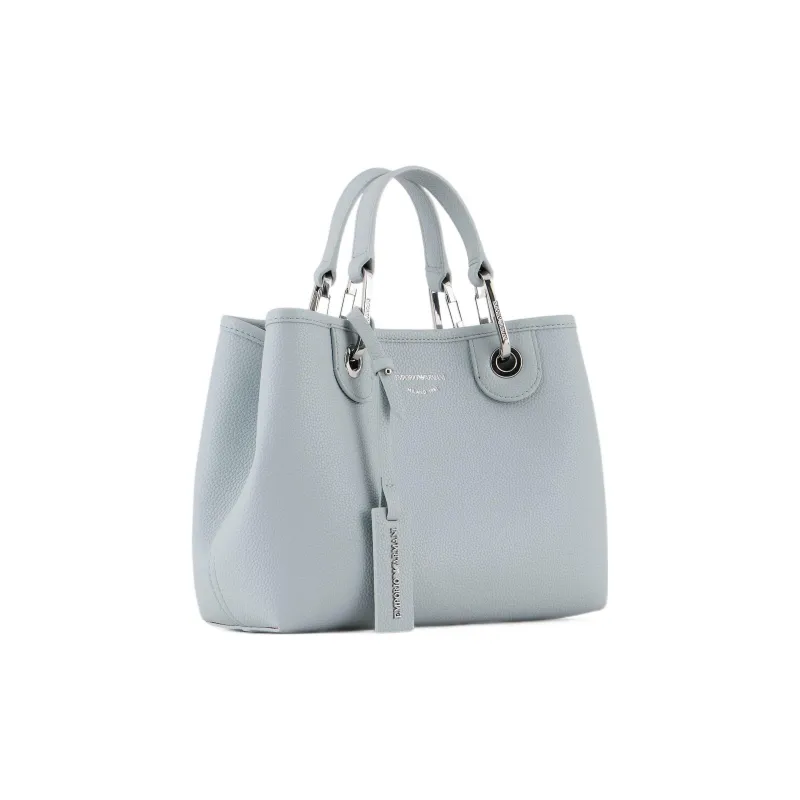 EMPORIO ARMANI MyEA Series Polyurethane Hobo Bag Handbag Women's Light Blue-1