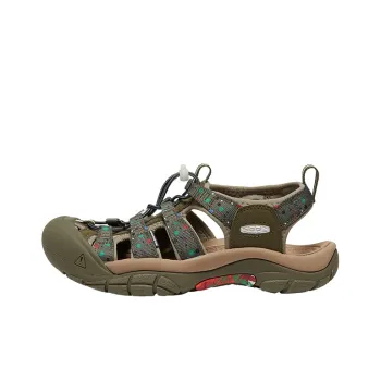 FUJI ROCK x KEEN Newport Retro Breathable And Wear resistant River Trekking Shoes Women's Printed Pattern Jasper