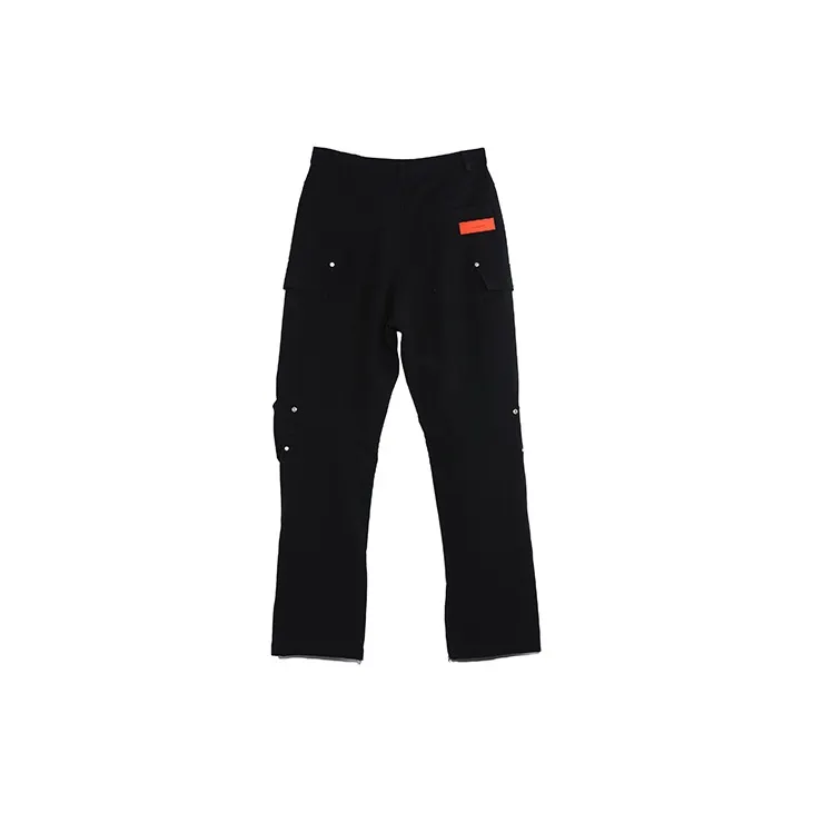 ROARINGWILD Cargo Pants Unisex Black-1