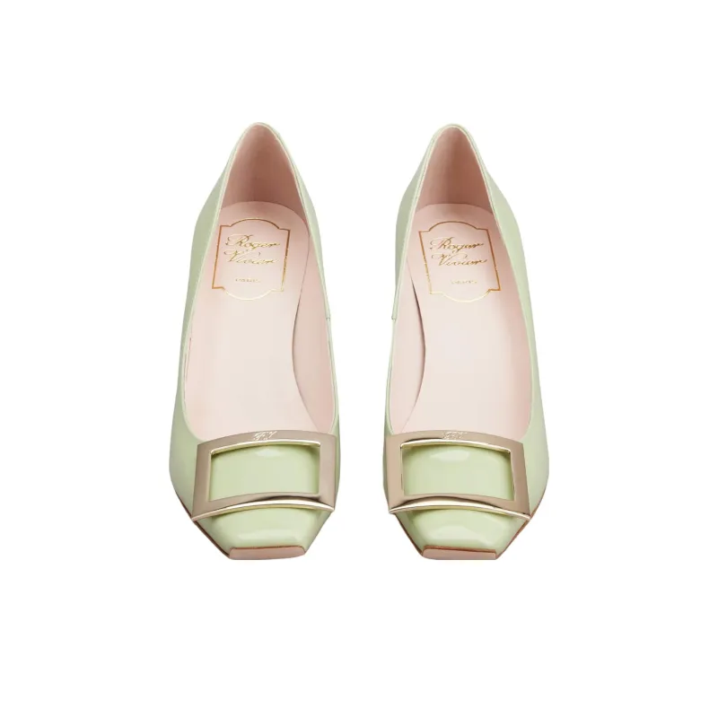 Roger Vivier Slim Heel High Heels 7cm Women's Green-4