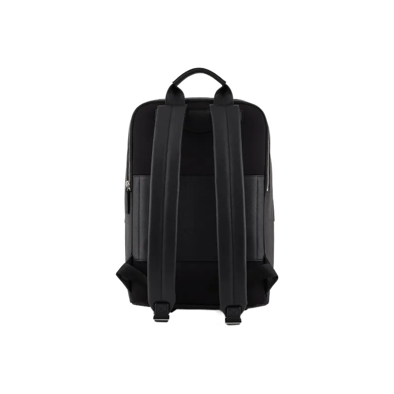 EMPORIO ARMANI Polyamide Polyester Backpack Regular Unisex Black-2