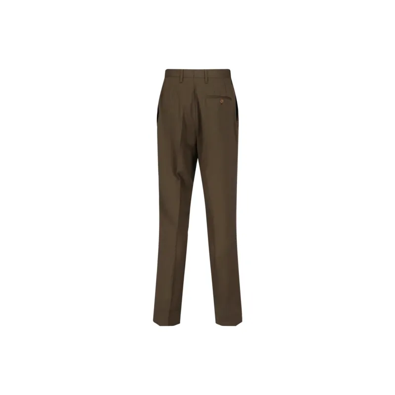 Vivienne Westwood High Waist Straight Leg Tailored Trousers-1