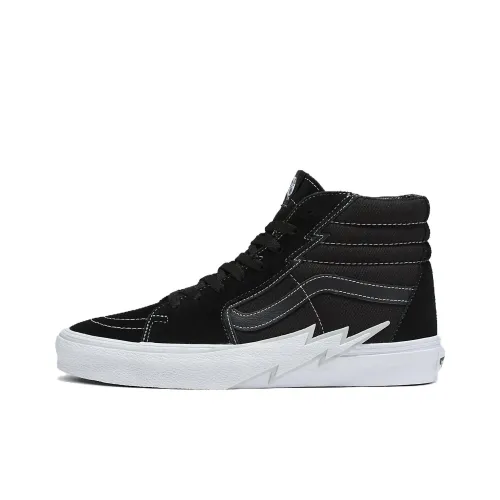 Sk8 Vans  Hi 'Bolt   Black Mesh'