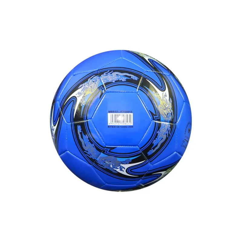 SIRDAR Size 5 Size 4 Soccer PVC Machine Stitched Soccer Ball Unisex Blue-2
