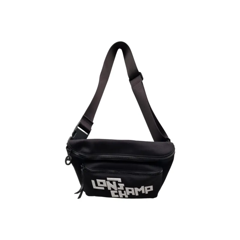 LONGCHAMP Le Pliage LGP Fabric Sling Bag Fanny Pack Regular Men's Black White-0