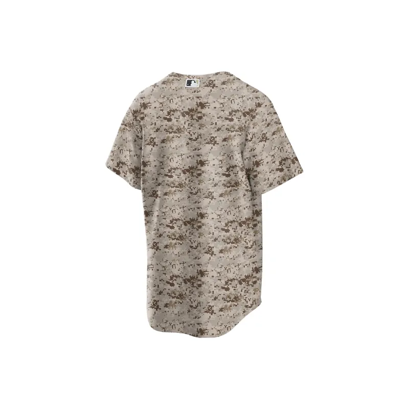 Nike Baseball Jerseys Men Desert Khaki Mo-1