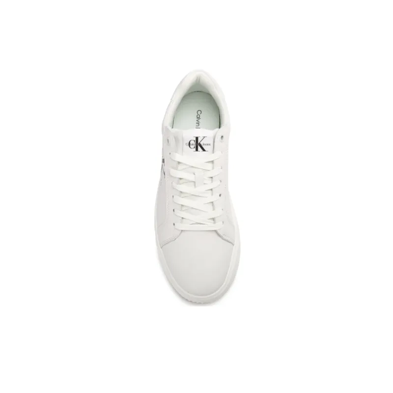 CKJ CALVIN KLEIN JEANS Low Top Skateboard Shoes Men's White-2