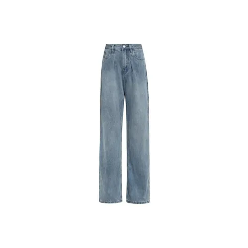 MEIYANG Jeans Women's Vintage Blue