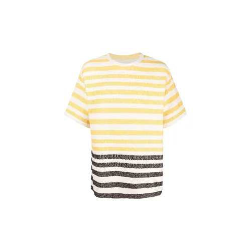 JIL SANDER Textured Striped T-shirt