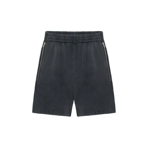 CLIMAX VISION Casual Shorts Unisex Washed Black