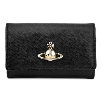 Vivienne Westwood Cow Leather Key Pouch Women's Black