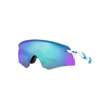 Oakley Injection Molded Irregular Shape Sunglasses Unisex Blue
