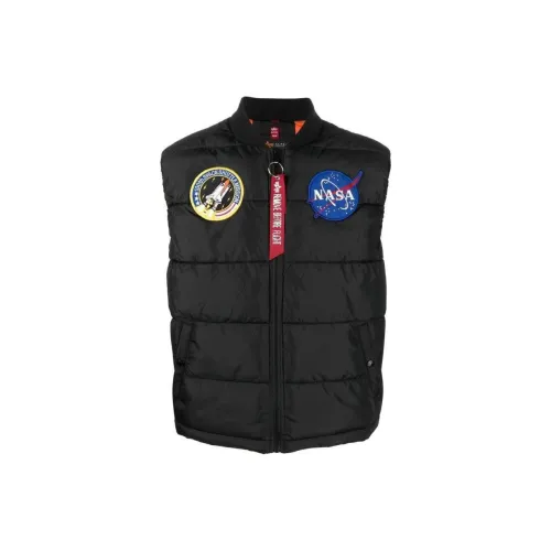 Alpha Industries Vests Men Black