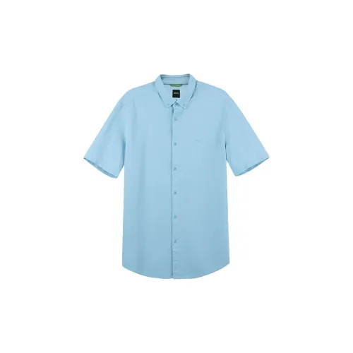 HUGO BOSS Shirts Men Sky Blue