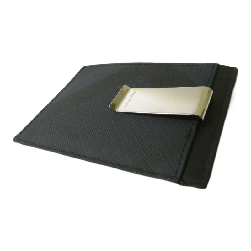 Burberry Business Card Holder Wallet Men's Black-2